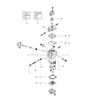 Page A Diagram and Parts List for TE500CXL Type 4 Weed Eater Trimmer